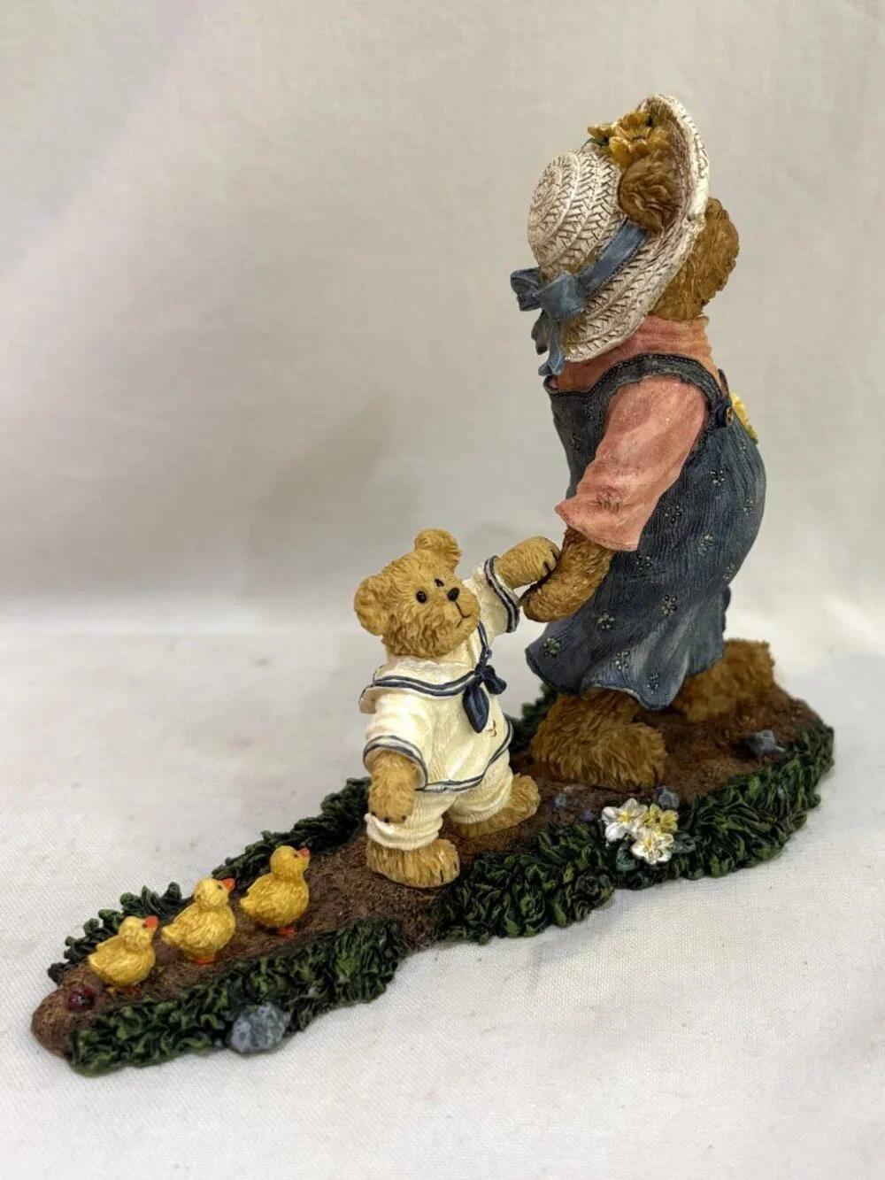 Boyds Bears 2005 Figurine Momma Mcwaddles & Skippy w/ Quack Jack Mo Original Box
